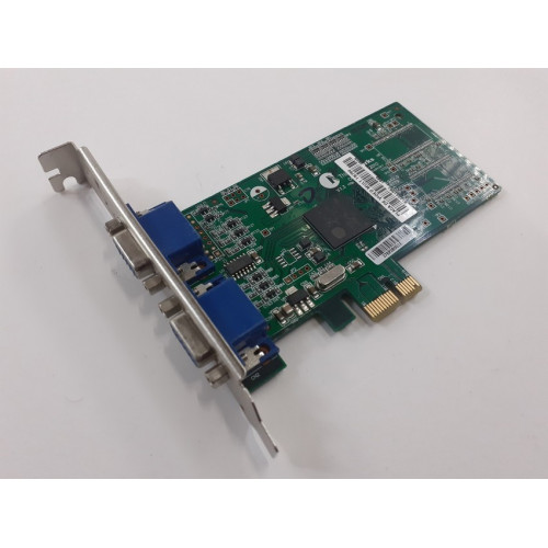 Placa V deo PCIe X1 ThiNetworks Mult TN750 Dual VGA 16Mb Win 7 x64
